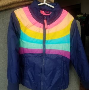 Cat & Jack Rainbow Puffer Jacket